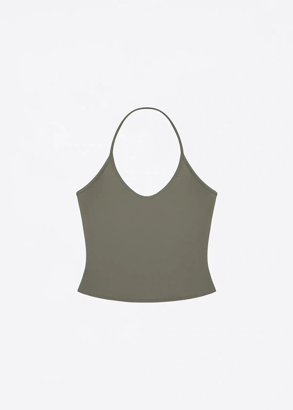 Minimalist Spaghetti Strap Tank – Olive