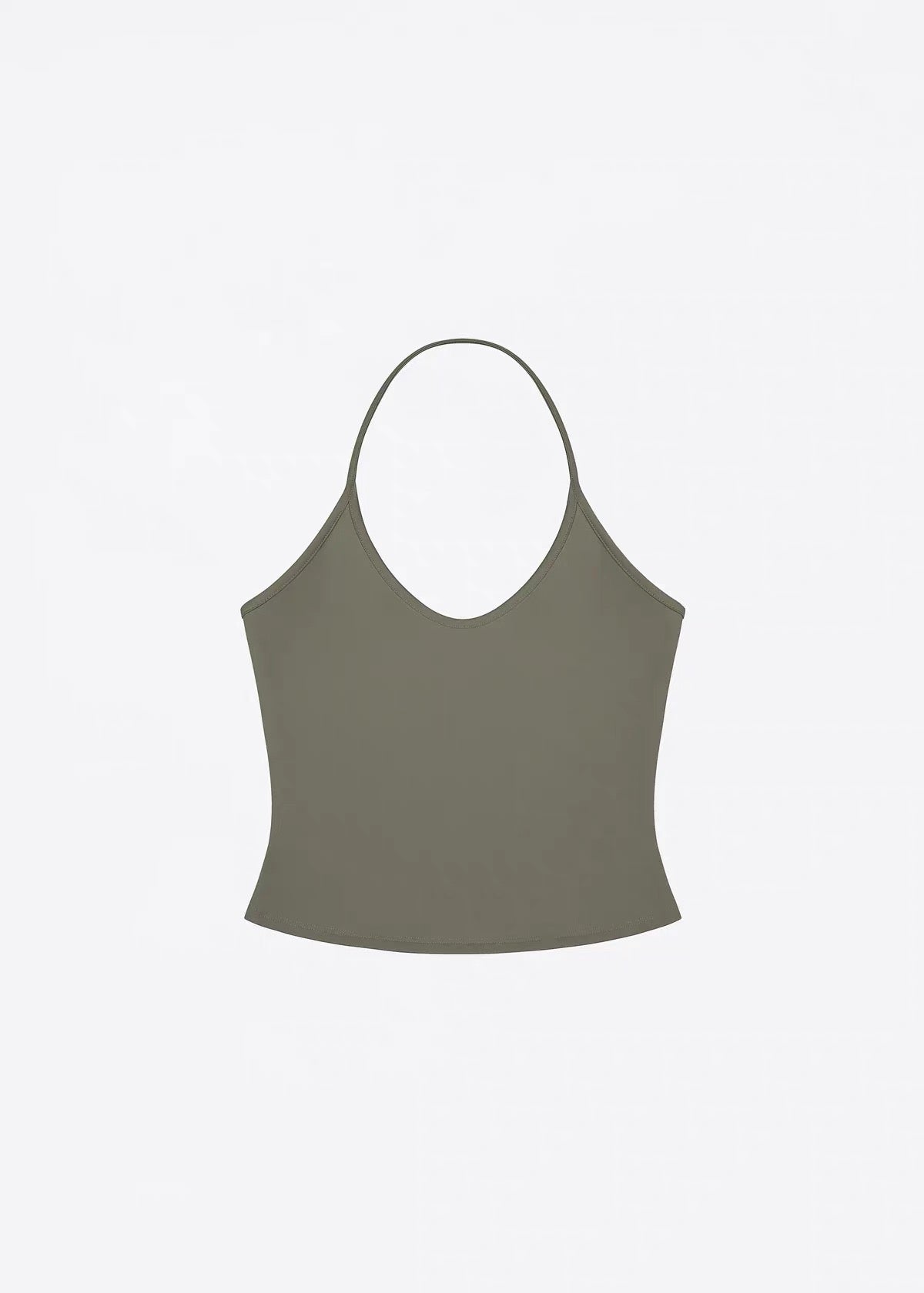 Minimalist Spaghetti Strap Tank – Olive